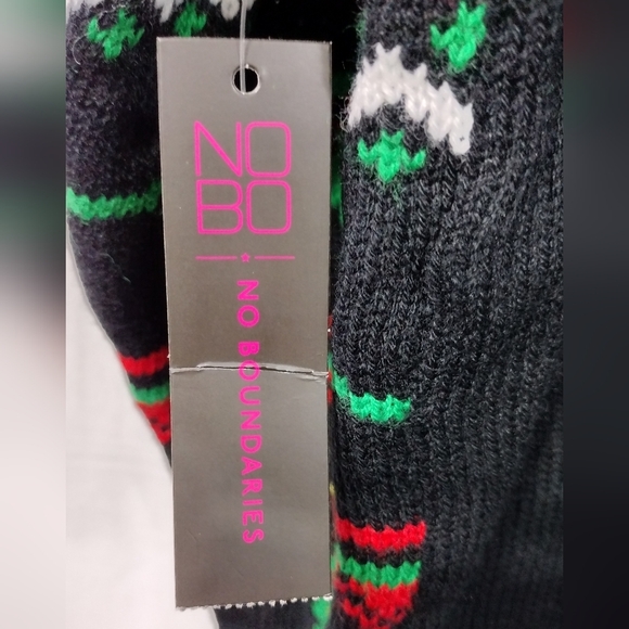 NWT No Boundaries Sequin Blessed Ugly Christmas Sweater Womens 3X Multicolor - Picture 8 of 10